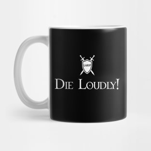 LARP: Die Loudly - White Design Mug